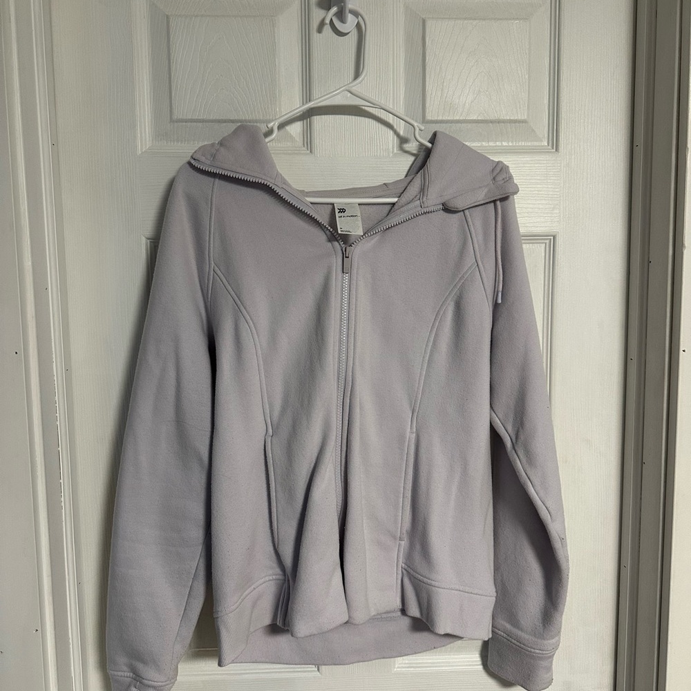 Light purple zip up